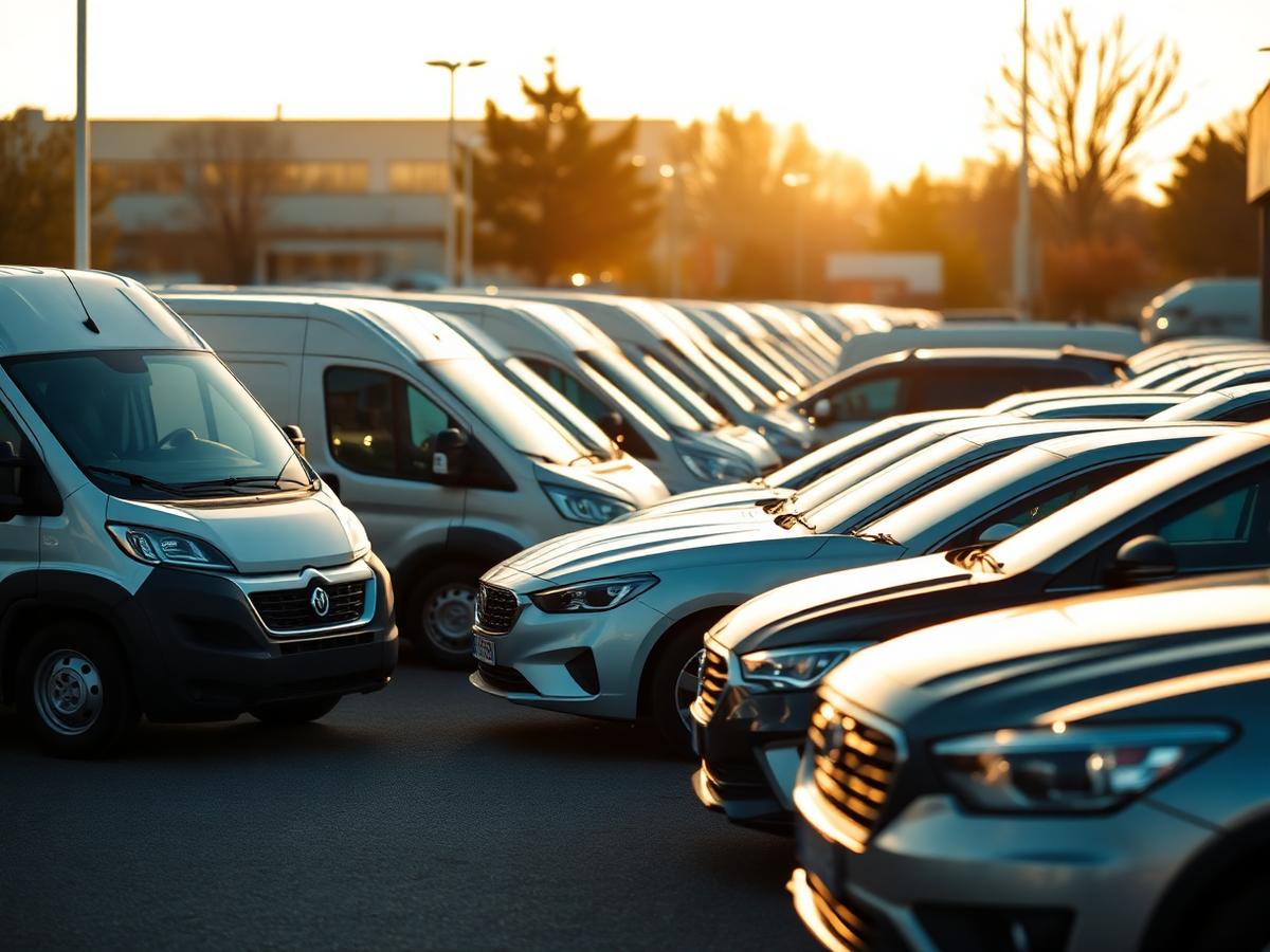 Flotta di auto e furgoni usati Ecopart Italia